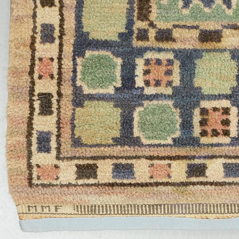 MÄRTA MÅÅS-FJETTERSTRÖM, MATTA, "Hästhagen", flossa, ca 370 x 220,5 cm, signerad MMF.