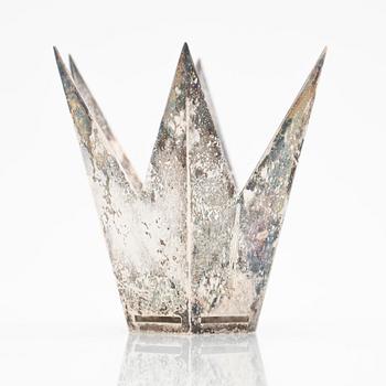 Wiwen Nilsson, bridal crown, silver, Lund, 1958.
