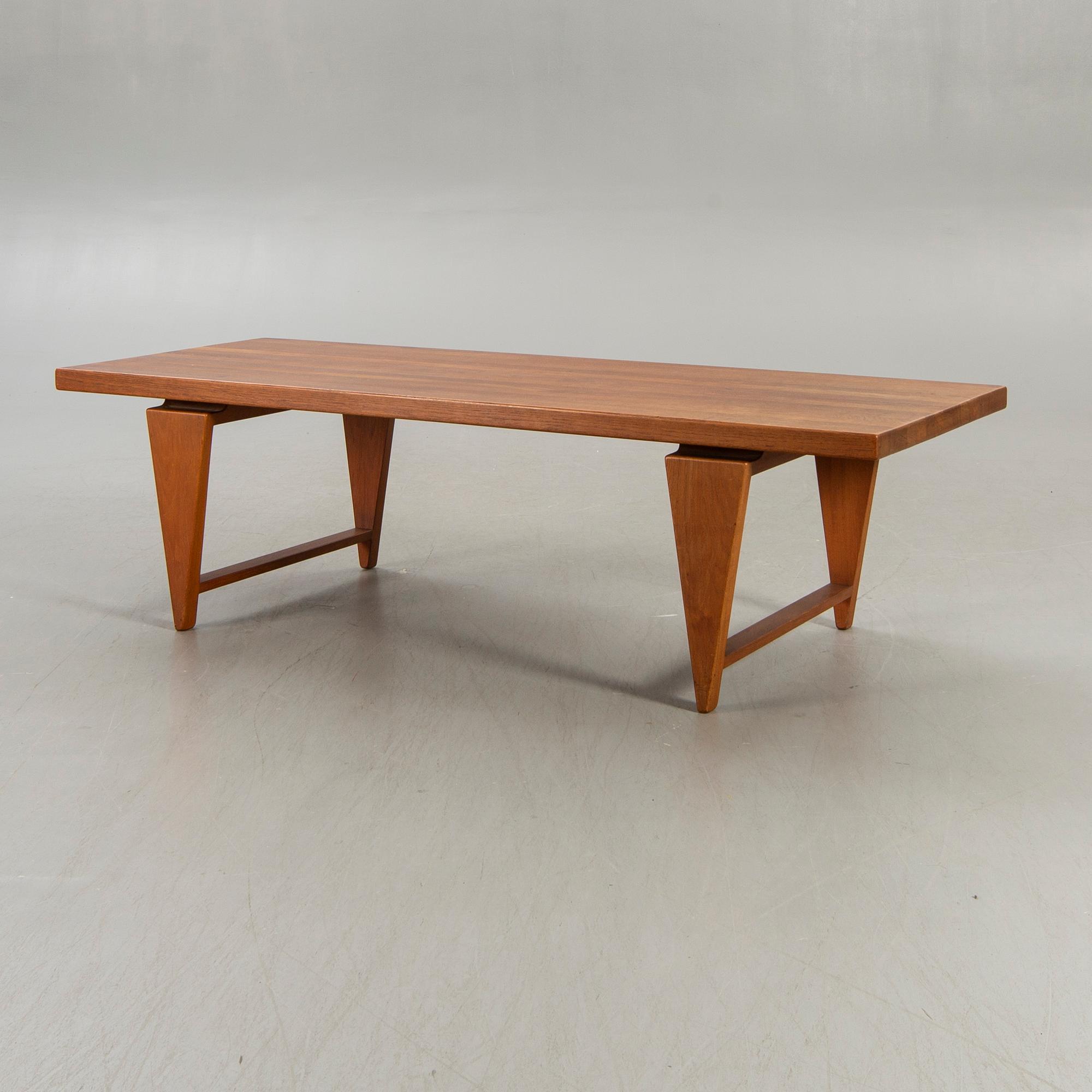 An ML 115 teak coffe table by Illum Wikkelsö Denmark later part of the 20th century.
