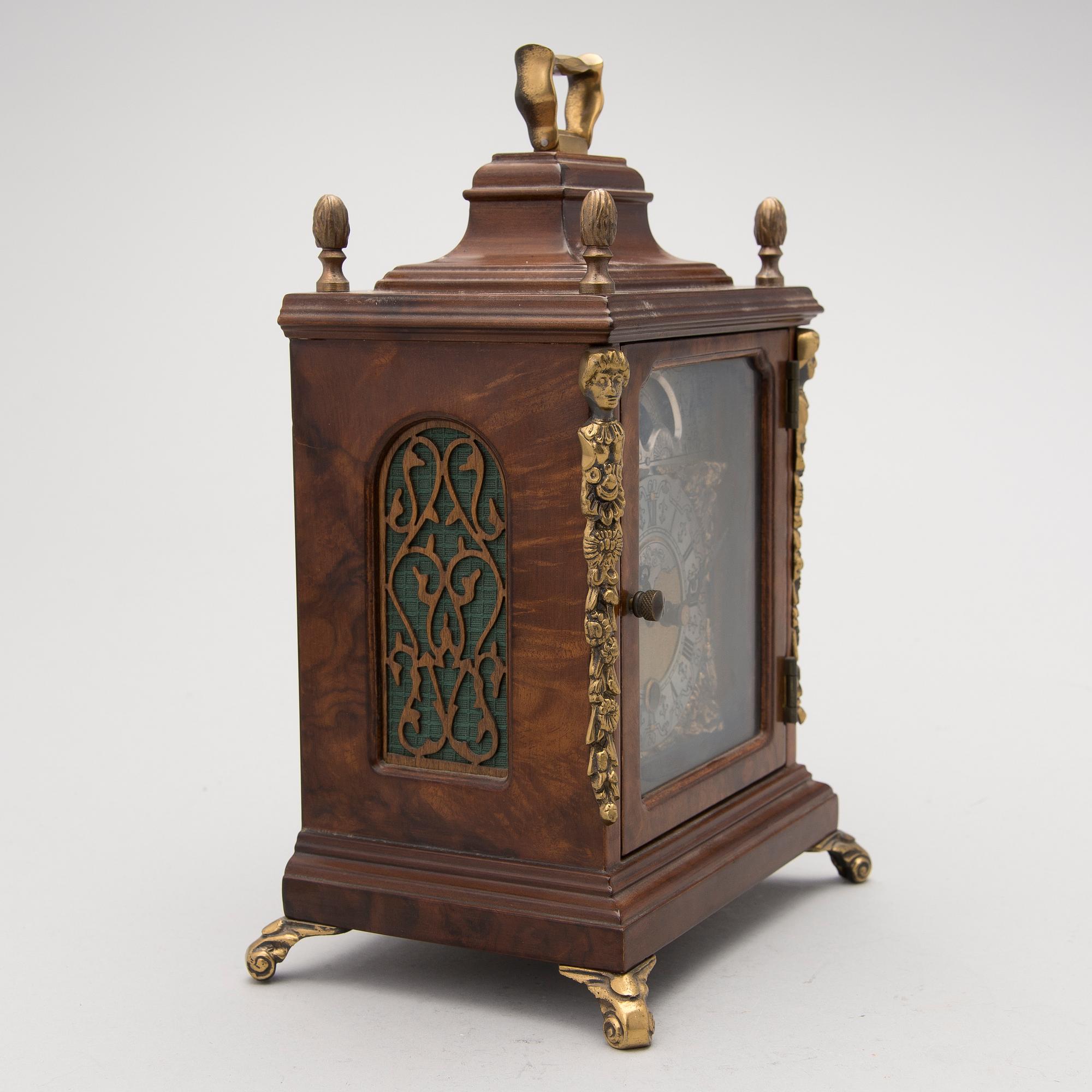 A mid 20th Century Dutch John Warmink mantel clock.