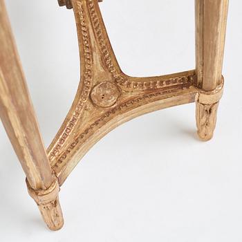 A Gustavian late 18th century console table.