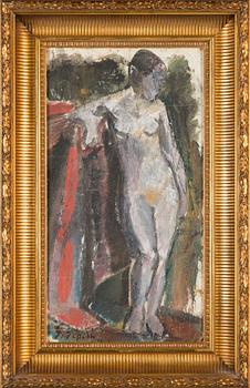 Sulho Sipilä, oil on canvas laid on board, signed and indistinctly dated.