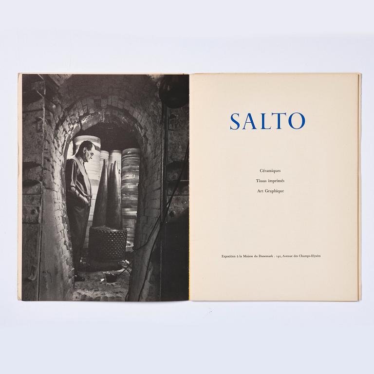 Art literature about Axel Salto, 3 volumes, 1949, 1956 and 1989.
