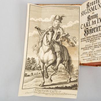 History of Kings Sigismund & Karl IX, with engraved portraits, 1746-7.