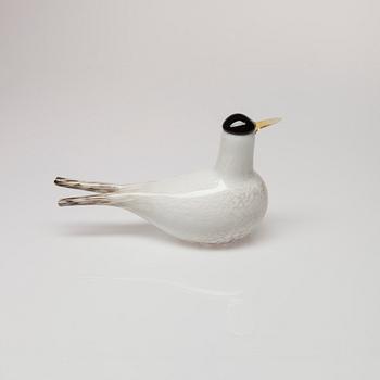 FÅGEL, glas, "Lapintiira", Oiva Toikka, Notsjö, märkt 2000.