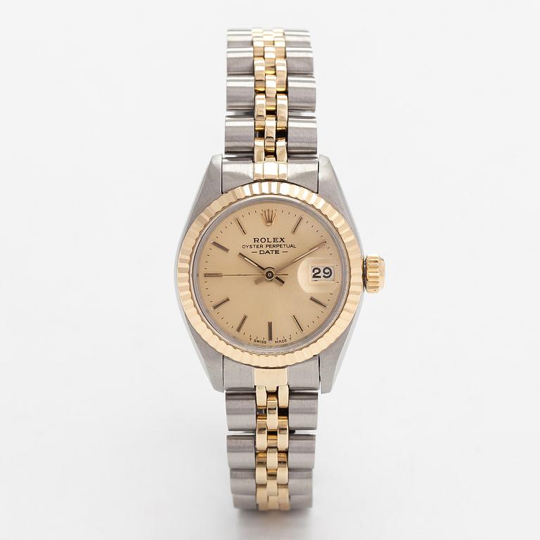 Rolex, Oyster Perpetual date, armbandsur, 26 mm.