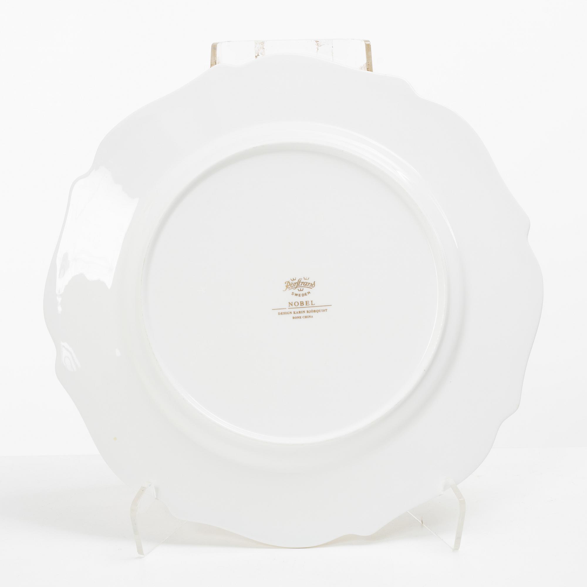 Karin Björquist, servisdelar, 48 st, "Nobel" Rörstrand.