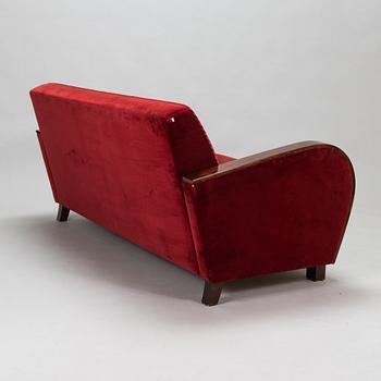 Soffmöblemang, 3 delar, jubileumsmodell "Pormestari" (Borgmästren) för Asko 1993.