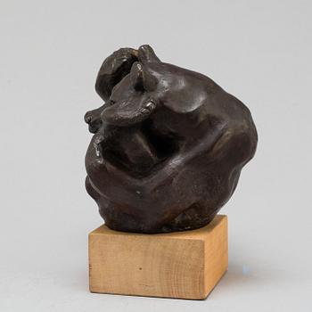 CARL MILLES, Sculpture. Bronze, unsigned. Total height 19 cm.