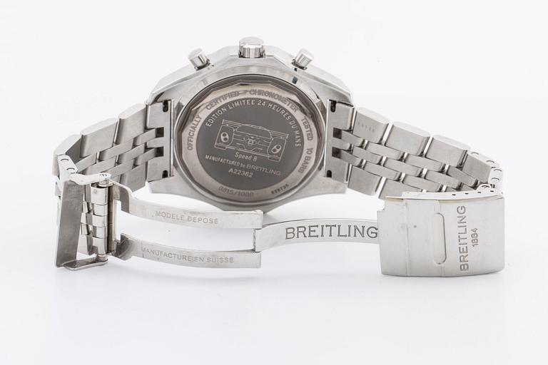 BREITLING, Bentley Le Mans 24 Heures Du Mans, wrist watch, limetied ed, c 49 mm.