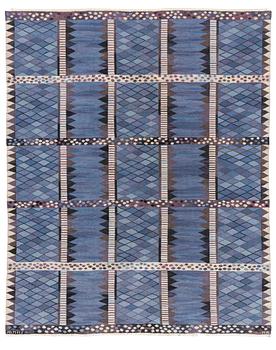 419. Marianne Richter, a carpet, 'Josefina, blå', tapestry weave, ca 264 x 211 cm, signerad AB MMF MR.