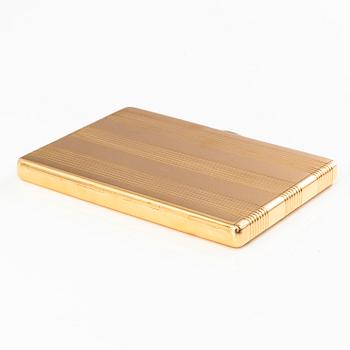 GEORG BUCHERT, CIGARETTETUI, 18K guld, Helsingfors 1941.