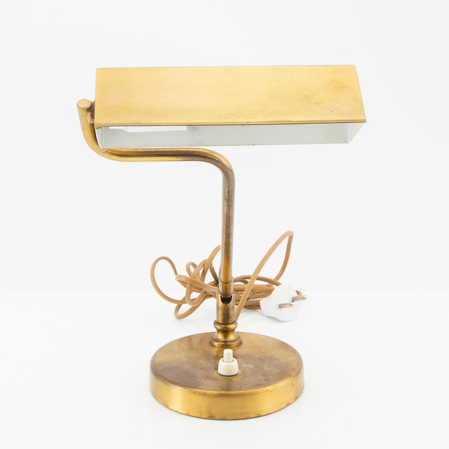 Einar Bäckström bordslampa/pianolampa, 1900-talets andra hälft.