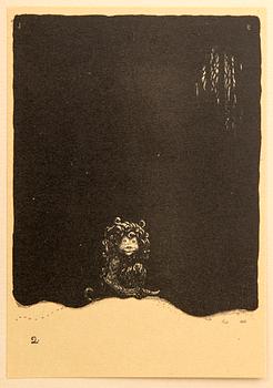 John Bauer, "Troll" 10 litografier i bok.