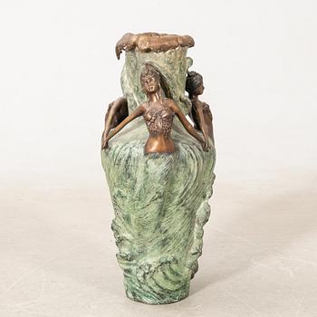 Louis Chalon efter golvvas "Sea sprites or Girls of the waves" Art Nouveau-stil.