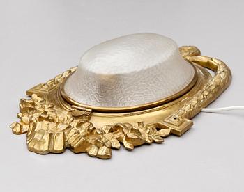 VÄGGLAMPA, gustaviansk stil, 1900-talets mitt.