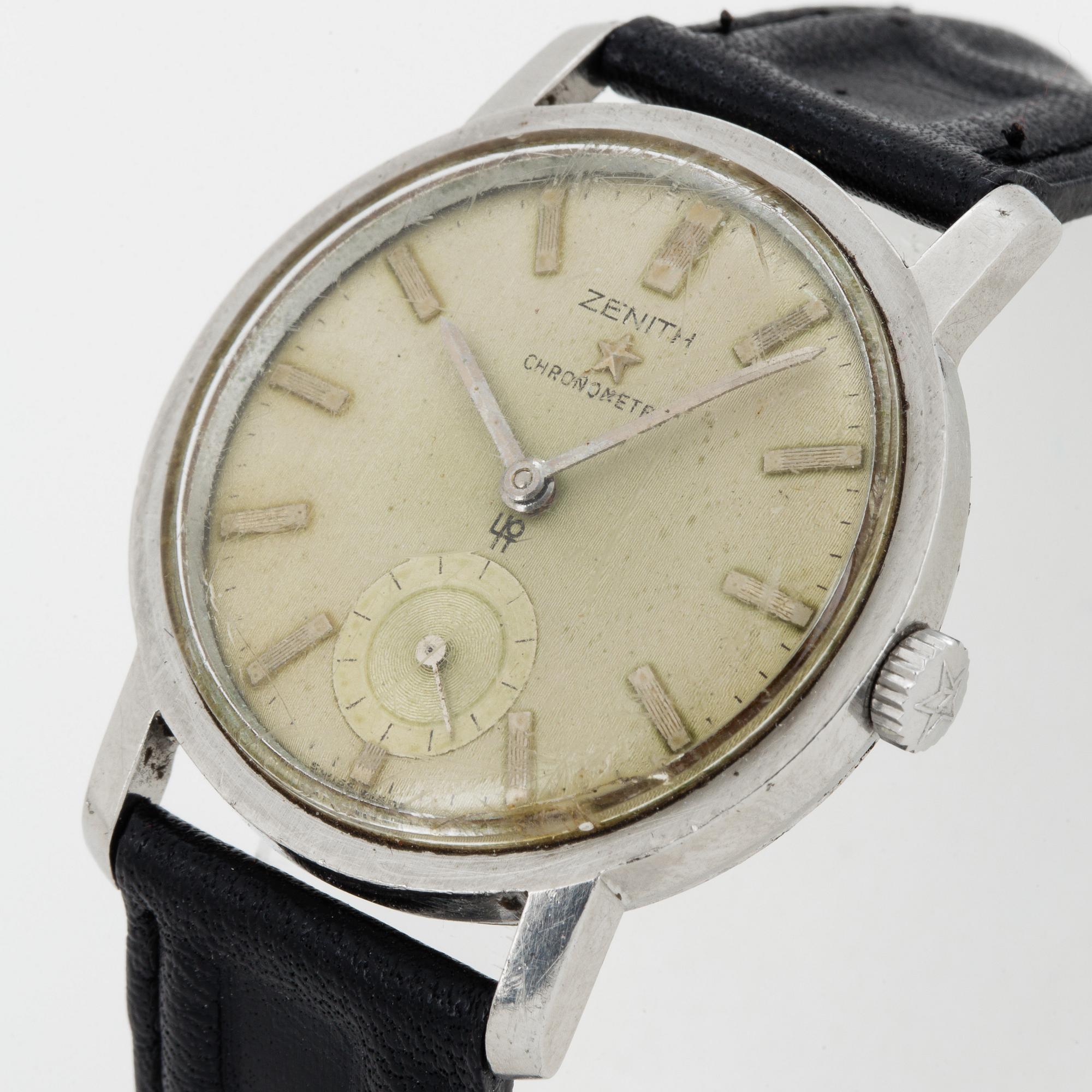 ZENITH Chronometre, wristwatch, 33 mm.