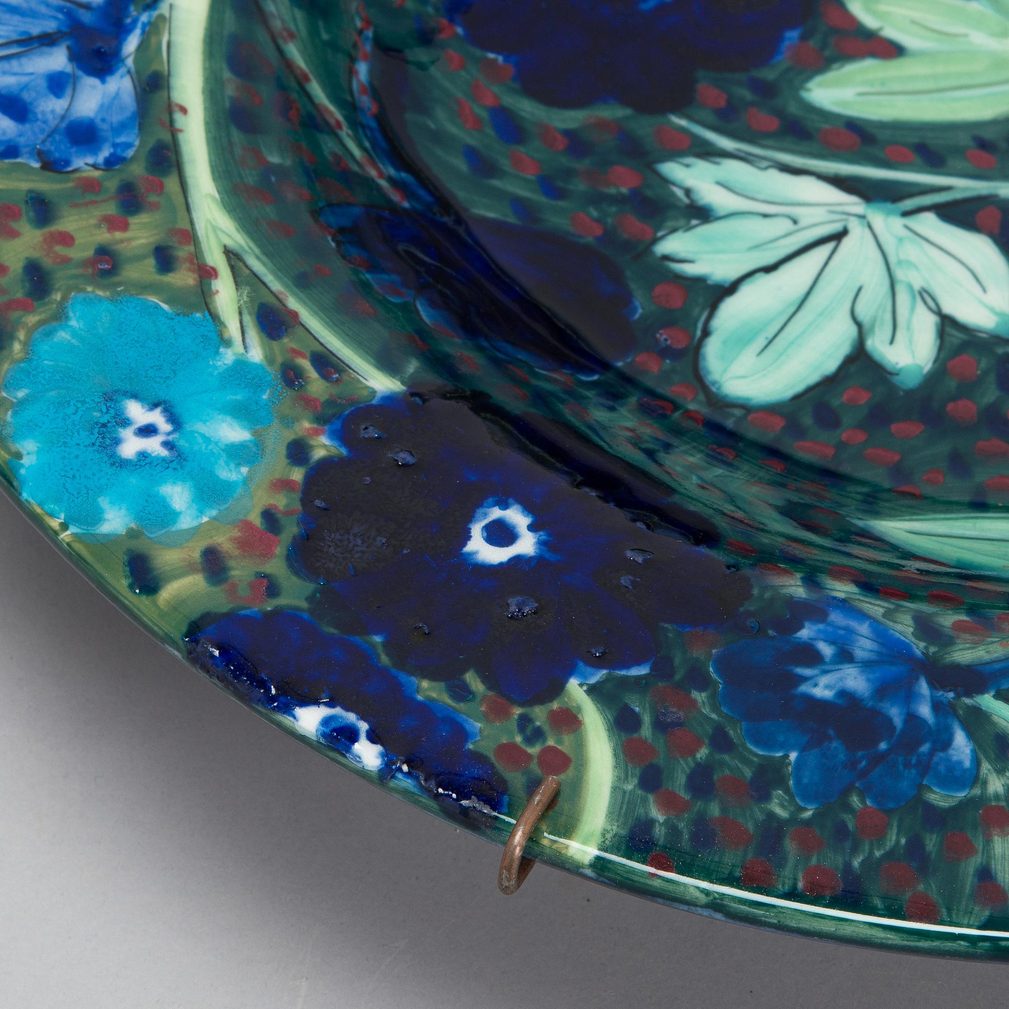 Dorrit von Fieandt, skålfat, keramik, signerad DF Arabia Finland.