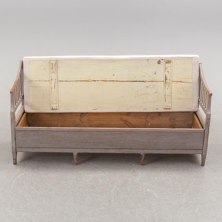 A late Gustavian sofa from around year 1800.