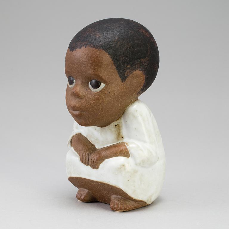 A stoneware figurine "Syd Maxi" by Lisa Larson for Gustavberg, probably 1990´s.