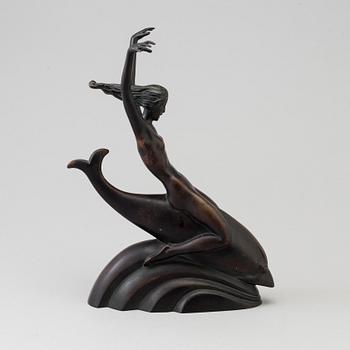 A bronze figure, Art Deco, probably 1920s / 30s.