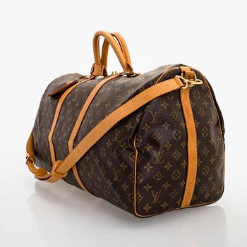 Louis Vuitton, viikonloppulaukku, "Keepall 55 Bandoulière".