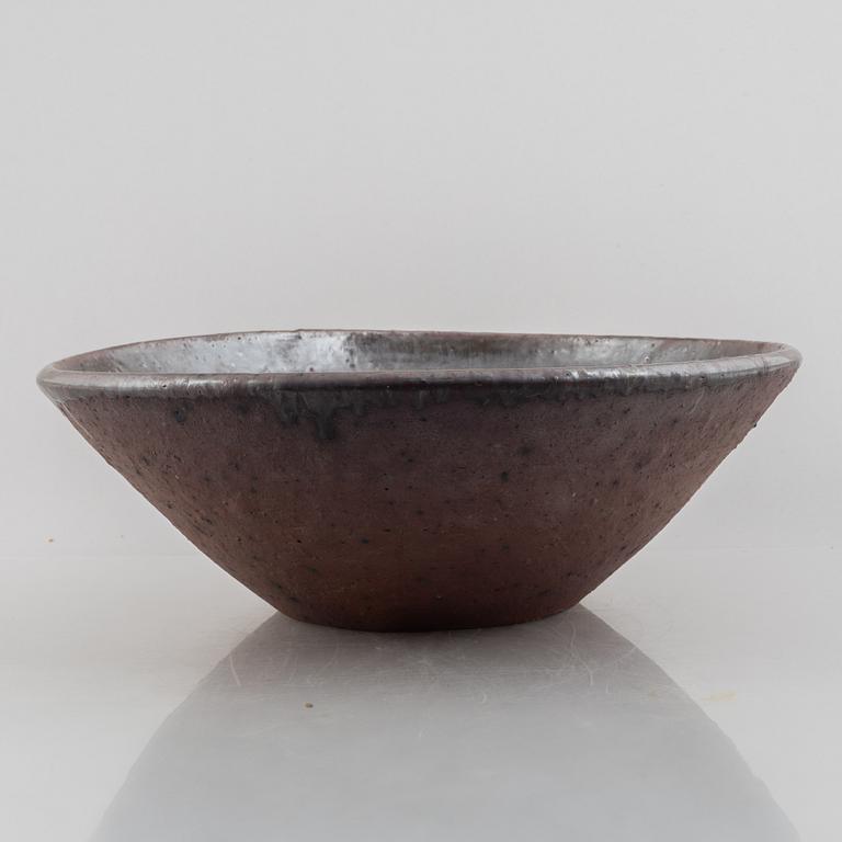Rolf Palm, a stoneware bowl, Mölle 1963.