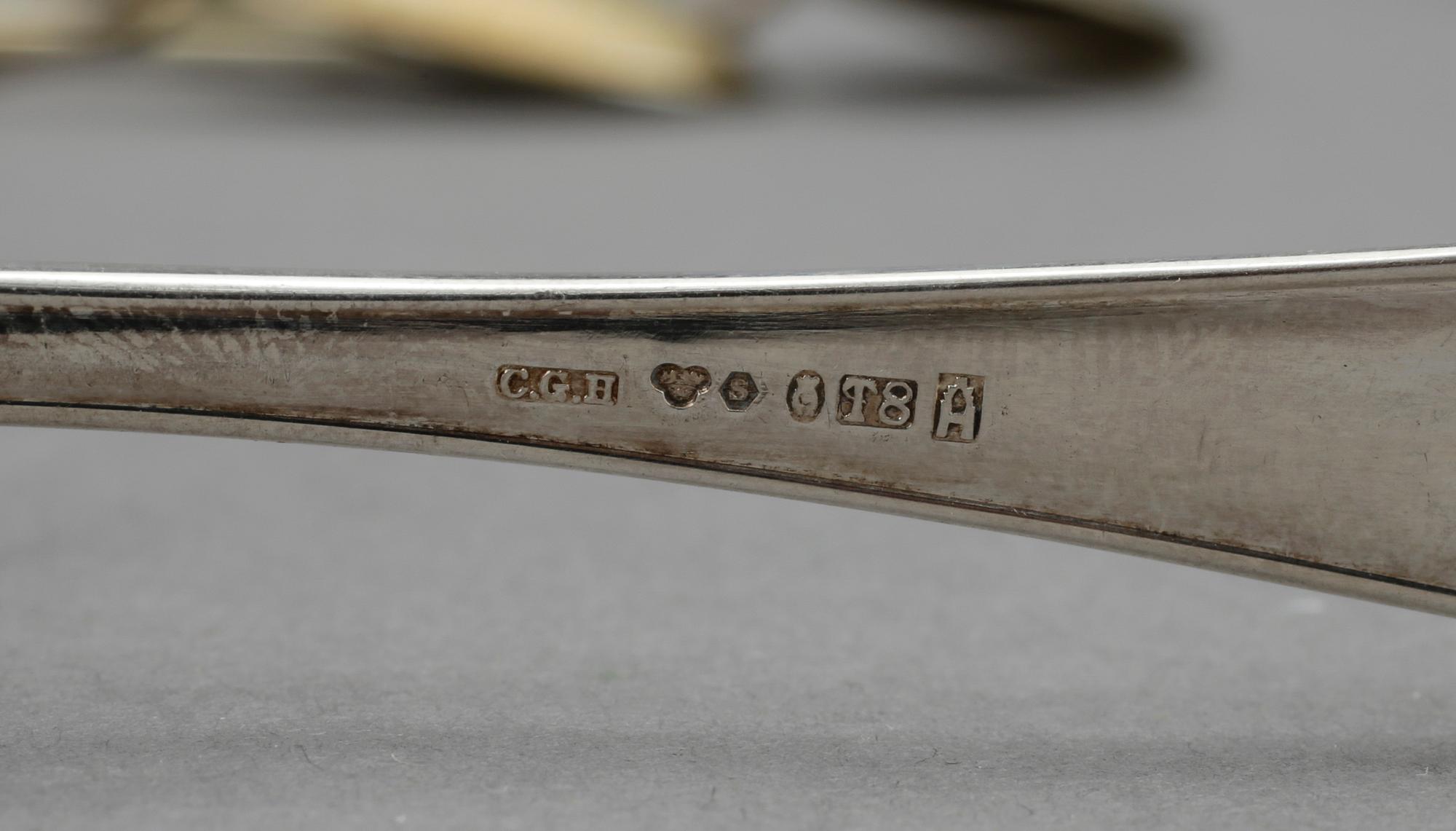 PARTI SILVER, bland annat J. Torstrup Norge, 1900-tal. Vikt ca 513 gram.