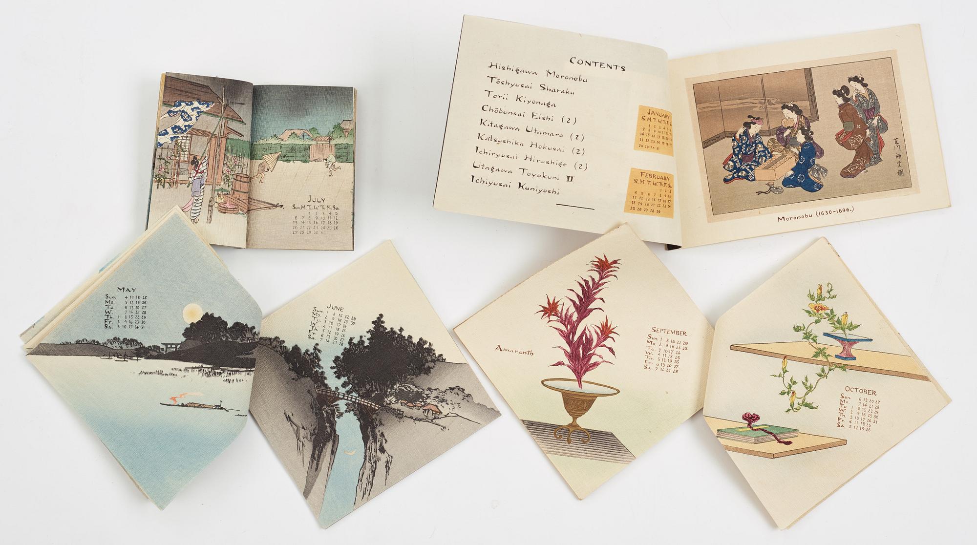 PARTI FÖREMÅL, 16 delar. Japan, 1900-tal.