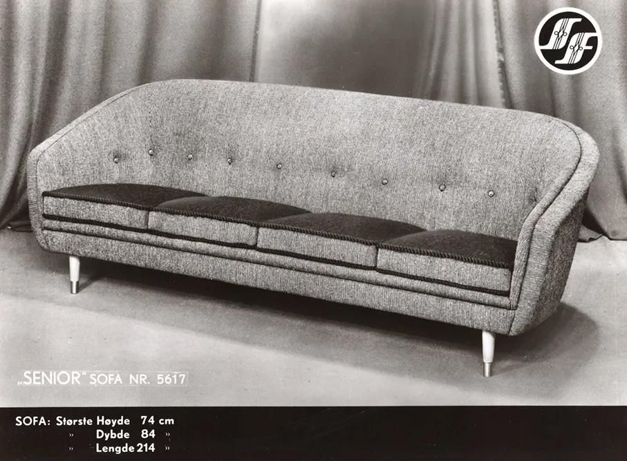 Arnt Lande, tillskrivna, modell "Senior", fåtöljer 1 par, Møller & Stokke, Norge, 1950-60-tal.