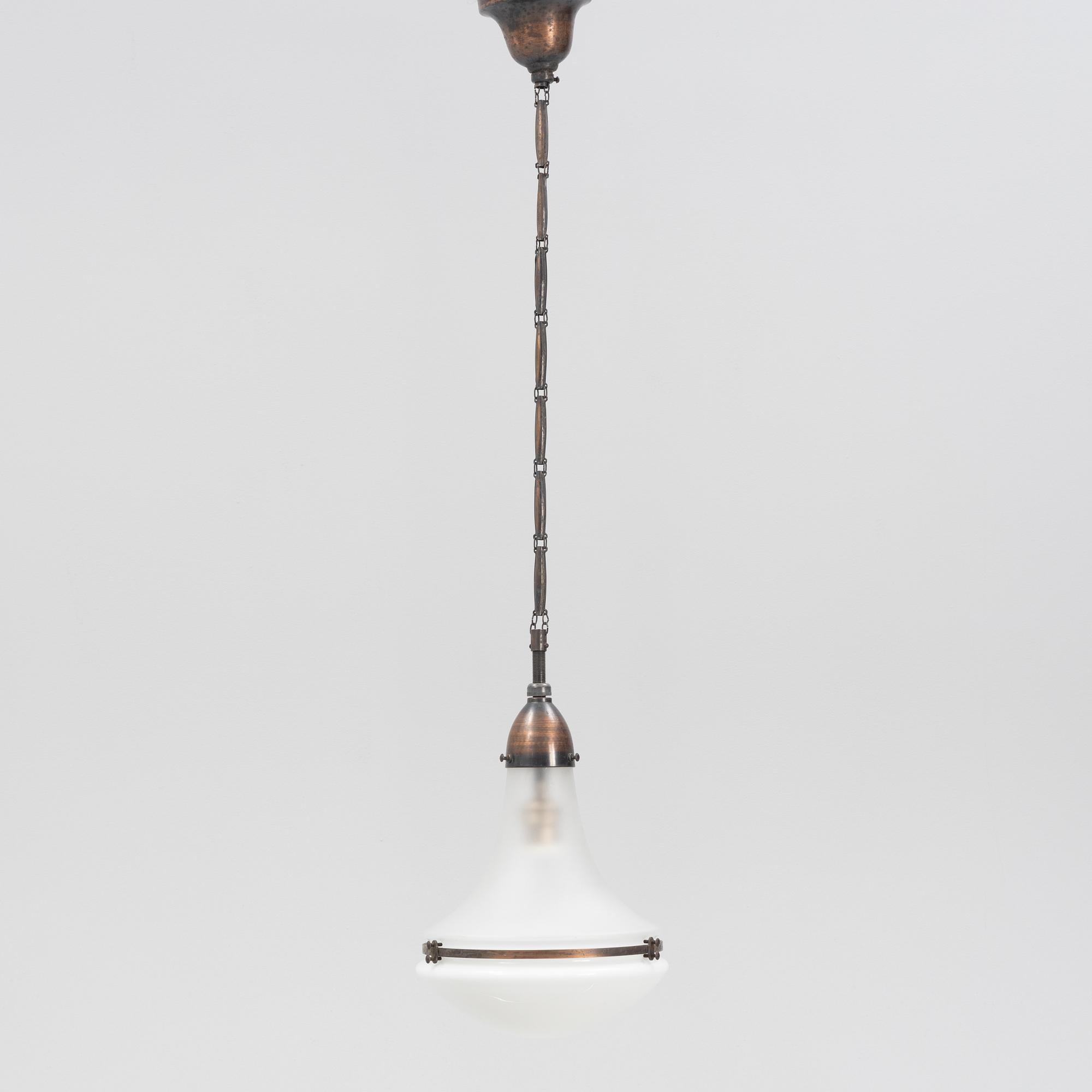 Peter Behrens, a 'Luzette' ceiling lamp for AEG (Allgemeine Electricitäts-Gesellschaft), Germany.