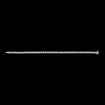 174. A brilliant cut diamond bracelet, total carat weight 7.96 cts.