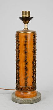BORDSLAMPA, art deco, 1930/40-tal.