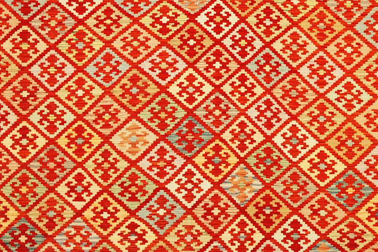 A Kilim carpet, Afghanistan, a. 290 x 207 cm.