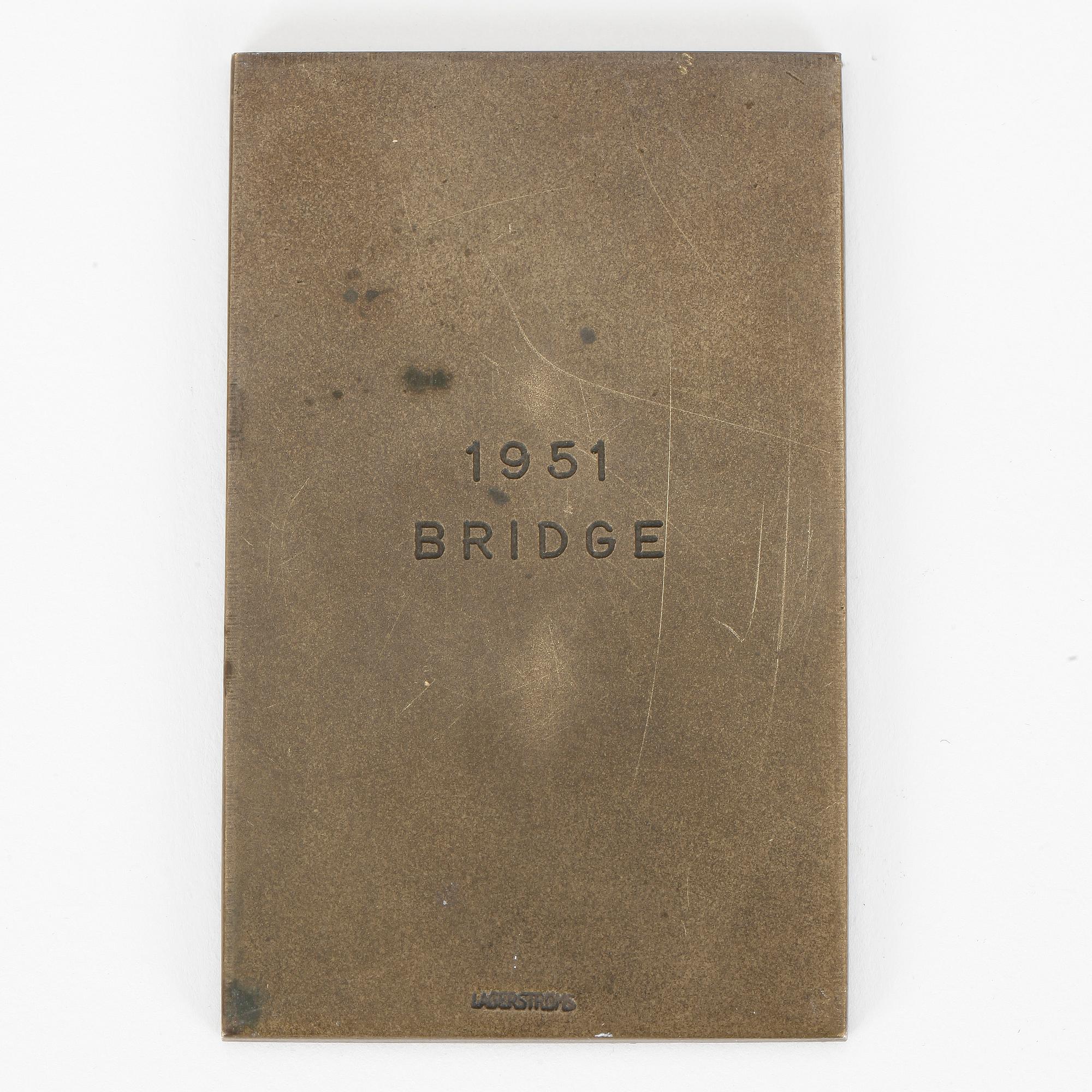 STIG BLOMBERG, skulptur, brons, Herman Bergman. DN.