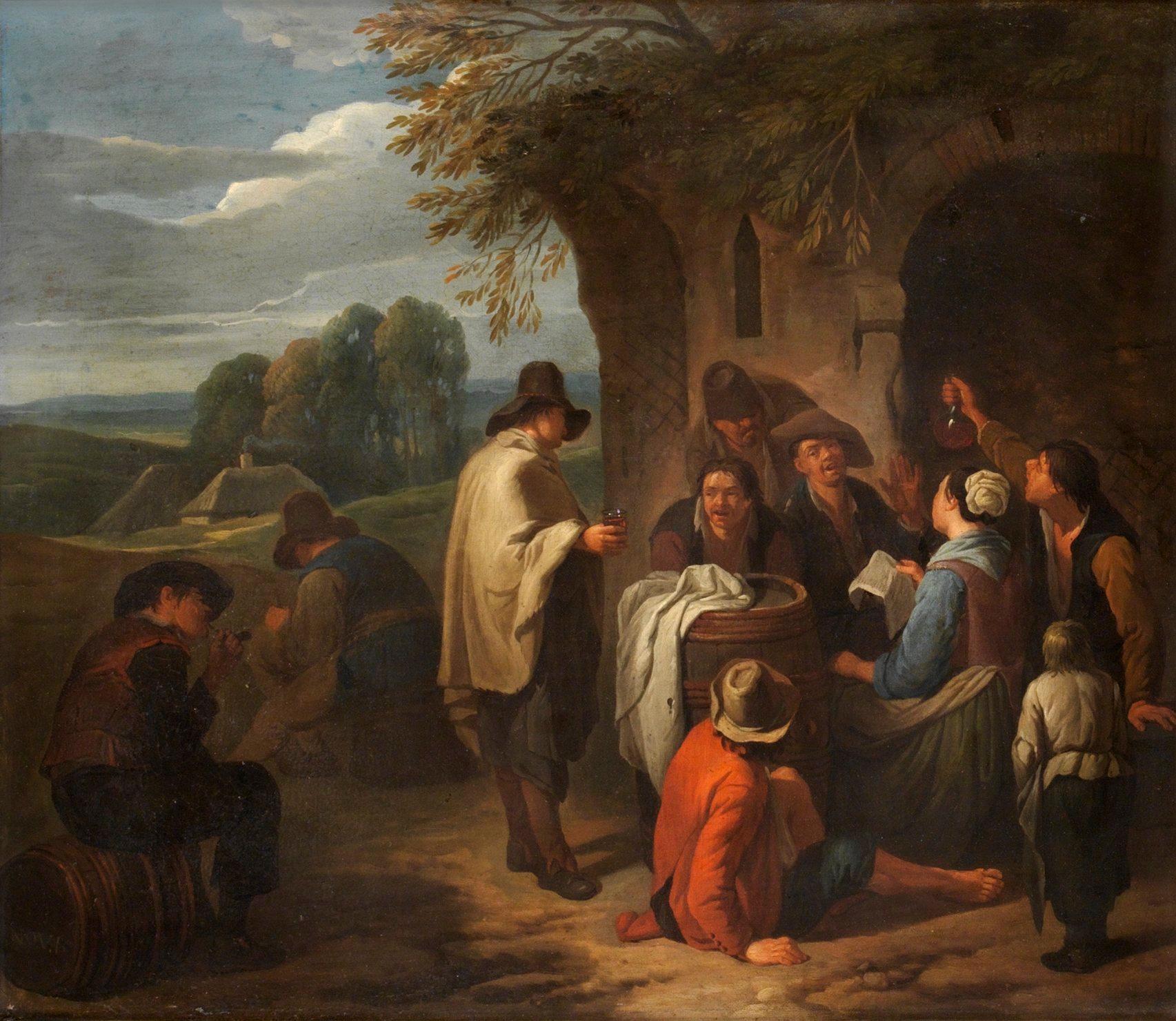 Norbert van Bloemen ("Cefalus") Tillskriven, Bondefesten.
