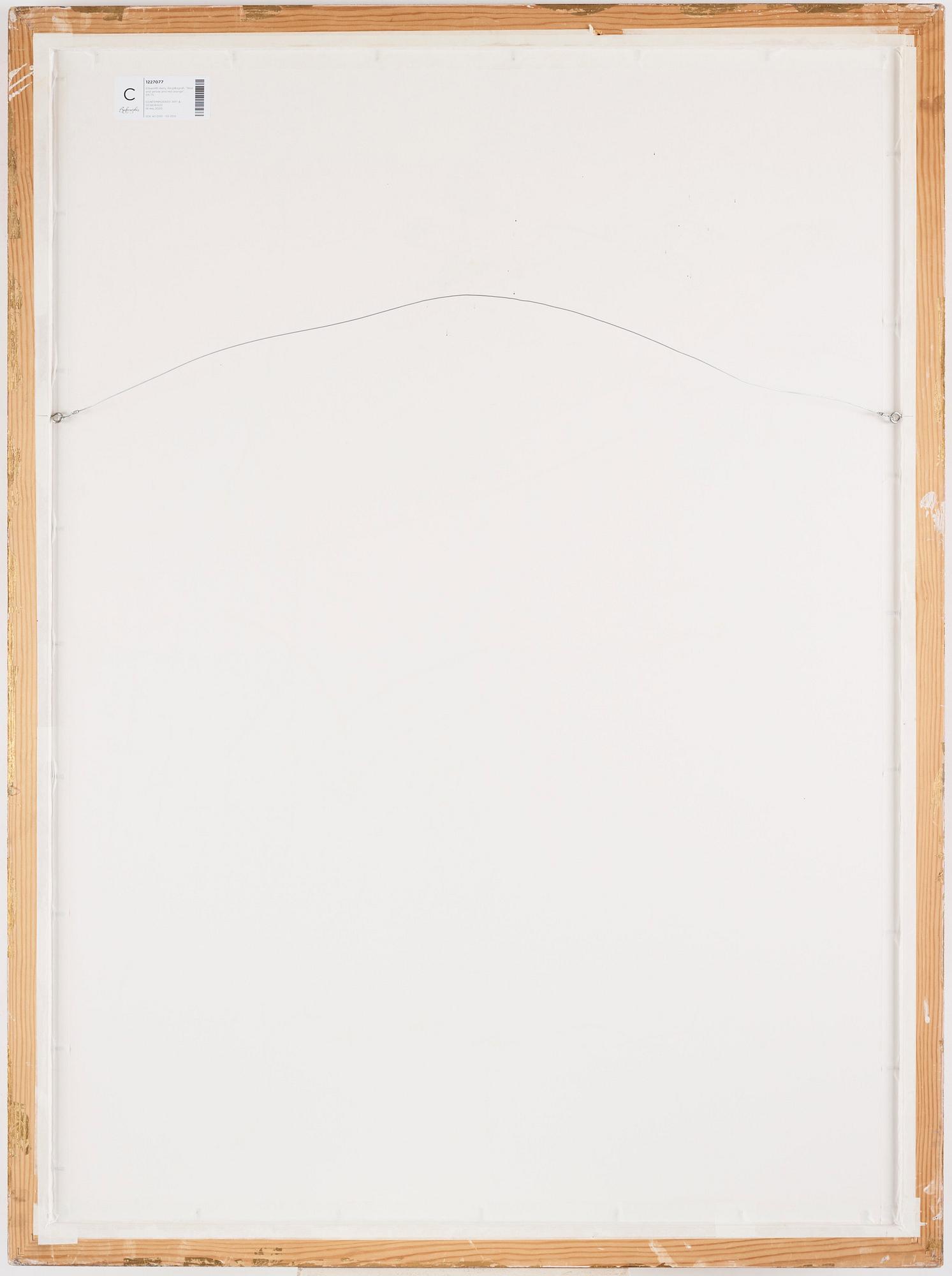 Ellsworth Kelly, "Blue and yellow and red orange" from "Suite of Twenty-Seven Color Lithographs".