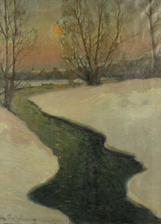 Ragnar Swahn, Winter Stream.