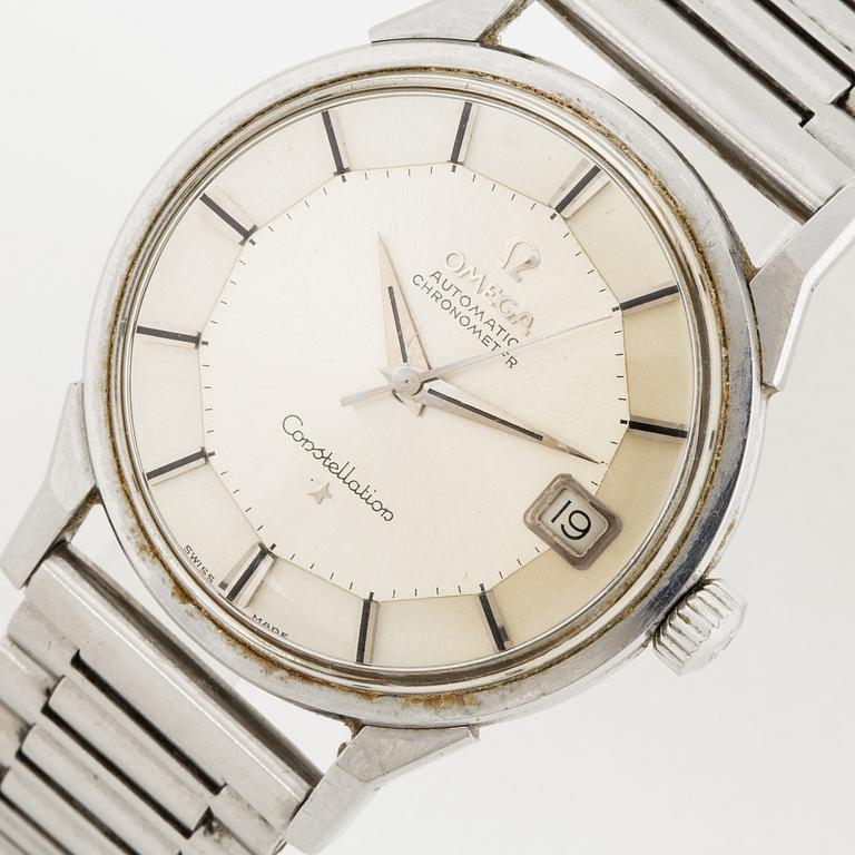 Omega, Constellation, Chronometer, Pie-Pan, wristwatch, 34 mm.