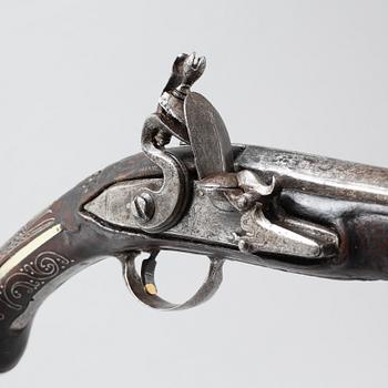 A flintlock gun, probably Turkey, first half of the 19th cnetury.