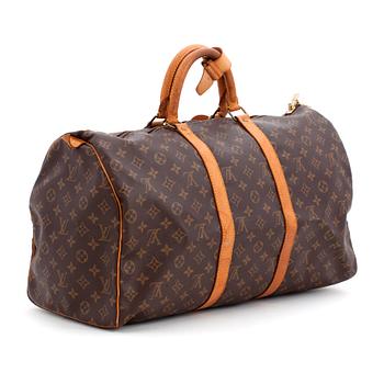 LOUIS VUITTON, a monogram canvas weekendbag, "Keepall  50".