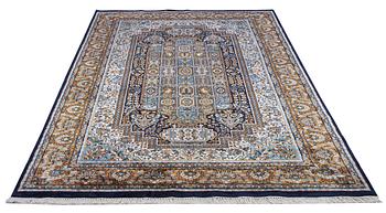 A carpet, Oriental Silk, ca 271 x 180 cm.