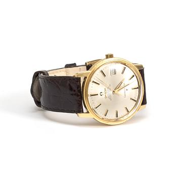 ARMBANDSUR. 18 k.Omega, Automatic, Chronometer, Officially Certified, Constellation.