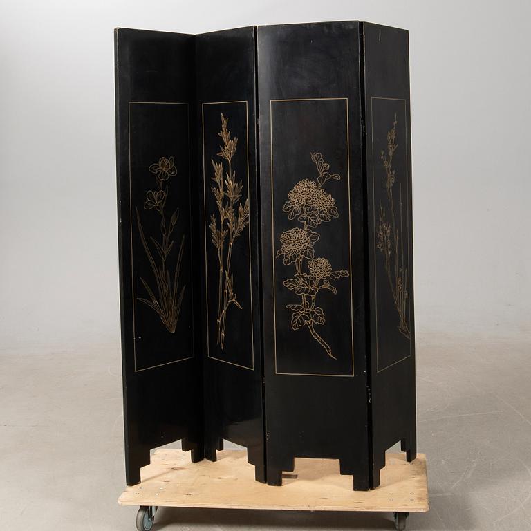 Folding screen Japan 1900s.