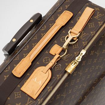 Louis Vuitton, a monogram canvas 'Pégase 65' suitcase.
