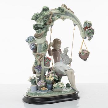 Juan Carlos Ferri Herrero, figurine, "Swing into Spring", Lladró, Spain, 2007 - 2011.
