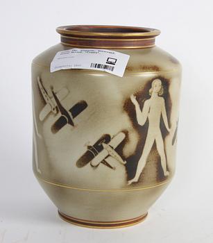 VAS, stengods, Rörstrand, Gunnar Nylund, "Flambé".