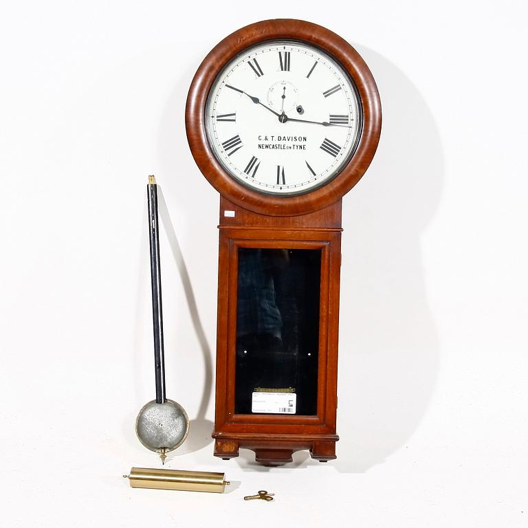 VÄGGPENDYL, England, 1800-tal.