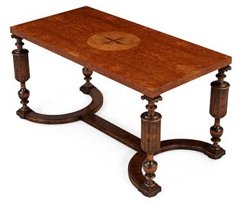 788. An Axel Einar Hjorth Swedish Grace 'Library' table, Nordiska Kompaniet Sweden 1931.