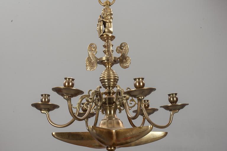 TAKKRONA, barockstil, 1900-TAL.